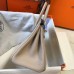 Hermes Birkin 25cm Bag In Beige Clemence Leather GHW Hermes Birkin 25cm Bag In Beige Clemence Leather GHW