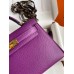 Hermes Kelly Mini II Sellier Handmade Bag In Anemone Epsom Calfskin Hermes Kelly Mini II Sellier Handmade Bag In Anemone Epsom Calfskin