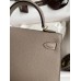 Hermes Kelly Mini II Sellier Handmade Bag In Gris Asphalt Epsom Calfskin Hermes Kelly Mini II Sellier Handmade Bag In Gris Asphalt Epsom Calfskin