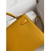 Hermes Kelly Mini II Sellier Handmade Bag In Jaune Ambre Epsom Calfskin Hermes Kelly Mini II Sellier Handmade Bag In Jaune Ambre Epsom Calfskin