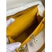 Hermes Kelly Mini II Sellier Handmade Bag In Jaune Ambre Epsom Calfskin Hermes Kelly Mini II Sellier Handmade Bag In Jaune Ambre Epsom Calfskin