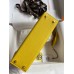 Hermes Kelly Mini II Sellier Handmade Bag In Jaune de Naples Epsom Calfskin Hermes Kelly Mini II Sellier Handmade Bag In Jaune de Naples Epsom Calfskin