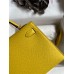 Hermes Kelly Mini II Sellier Handmade Bag In Jaune de Naples Epsom Calfskin Hermes Kelly Mini II Sellier Handmade Bag In Jaune de Naples Epsom Calfskin