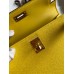 Hermes Kelly Mini II Sellier Handmade Bag In Jaune de Naples Epsom Calfskin Hermes Kelly Mini II Sellier Handmade Bag In Jaune de Naples Epsom Calfskin