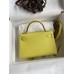 Hermes Kelly Mini II Sellier Handmade Bag In Lime Epsom Calfskin Hermes Kelly Mini II Sellier Handmade Bag In Lime Epsom Calfskin