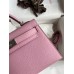 Hermes Kelly Mini II Sellier Handmade Bag In Mauve Sylvestre Epsom Calfskin Hermes Kelly Mini II Sellier Handmade Bag In Mauve Sylvestre Epsom Calfskin