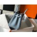 Hermes Birkin 25cm Bag In Blue Lin Clemence Leather GHW Hermes Birkin 25cm Bag In Blue Lin Clemence Leather GHW