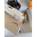 Hermes Kelly Mini II Sellier Handmade Bag In Nata Epsom Calfskin Hermes Kelly Mini II Sellier Handmade Bag In Nata Epsom Calfskin