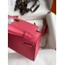 Hermes Kelly Mini II Sellier Handmade Bag In Rose Azalee Epsom Calfskin Hermes Kelly Mini II Sellier Handmade Bag In Rose Azalee Epsom Calfskin