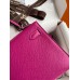 Hermes Kelly Mini II Sellier Handmade Bag In Rose Purple Epsom Calfskin Hermes Kelly Mini II Sellier Handmade Bag In Rose Purple Epsom Calfskin