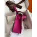 Hermes Kelly Mini II Sellier Handmade Bag In Rose Purple Epsom Calfskin Hermes Kelly Mini II Sellier Handmade Bag In Rose Purple Epsom Calfskin
