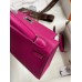 Hermes Kelly Mini II Sellier Handmade Bag In Rose Purple Epsom Calfskin Hermes Kelly Mini II Sellier Handmade Bag In Rose Purple Epsom Calfskin
