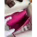 Hermes Kelly Mini II Sellier Handmade Bag In Rose Purple Epsom Calfskin Hermes Kelly Mini II Sellier Handmade Bag In Rose Purple Epsom Calfskin