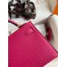 Hermes Kelly Mini II Sellier Handmade Bag In Rose Red Epsom Calfskin Hermes Kelly Mini II Sellier Handmade Bag In Rose Red Epsom Calfskin