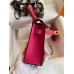Hermes Kelly Mini II Sellier Handmade Bag In Rose Red Epsom Calfskin Hermes Kelly Mini II Sellier Handmade Bag In Rose Red Epsom Calfskin