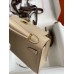 Hermes Kelly Mini II Sellier Handmade Bag In Trench Epsom Calfskin Hermes Kelly Mini II Sellier Handmade Bag In Trench Epsom Calfskin