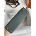 Hermes Kelly Mini II Sellier Handmade Bag In Vert Amande Epsom Calfskin Hermes Kelly Mini II Sellier Handmade Bag In Vert Amande Epsom Calfskin