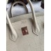 Hermes Birkin 25 Retourne Handmade Bag In Nata Matte Alligator Leather Hermes Birkin 25 Retourne Handmade Bag In Nata Matte Alligator Leather