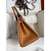 Hermes HSS Birkin 25 Bicolor Bag in Trench and Gold Epsom Calfskin Hermes HSS Birkin 25 Bicolor Bag in Trench and Gold Epsom Calfskin