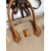 Hermes HSS Birkin 25 Bicolor Bag in Trench and Gold Epsom Calfskin Hermes HSS Birkin 25 Bicolor Bag in Trench and Gold Epsom Calfskin