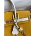 Hermes HSS Birkin 25 Bicolor Bag in Jaune d'or and Craie Epsom Calfskin Hermes HSS Birkin 25 Bicolor Bag in Jaune dor and Craie Epsom Calfskin