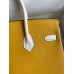 Hermes HSS Birkin 25 Bicolor Bag in Jaune d'or and Craie Epsom Calfskin Hermes HSS Birkin 25 Bicolor Bag in Jaune dor and Craie Epsom Calfskin