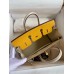 Hermes HSS Birkin 25 Bicolor Bag in Jaune d'or and Craie Epsom Calfskin Hermes HSS Birkin 25 Bicolor Bag in Jaune dor and Craie Epsom Calfskin