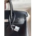 Hermes Birkin 25 Retourne Handmade Bag In Black Box Calfskin Hermes Birkin 25 Retourne Handmade Bag In Black Box Calfskin