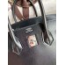 Hermes Birkin 25 Retourne Handmade Bag In Black Box Calfskin Hermes Birkin 25 Retourne Handmade Bag In Black Box Calfskin