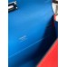 Hermes Kelly Mini II Sellier Tri-color Bag In Red/Rose Extreme/Blue Epsom Calfskin Hermes Kelly Mini II Sellier Tri-color Bag In Red/Rose Extreme/Blue Epsom Calfskin