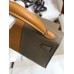 Hermes Kelly Mini II Sellier Tri-color Bag In Taupe/Sesame/Blue Nuit Epsom Calfskin Hermes Kelly Mini II Sellier Tri-color Bag In Taupe/Sesame/Blue Nuit Epsom Calfskin