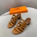 Hermes Celena Sandals 50mm In Brown Calfskin Hermes Celena Sandals 50mm In Brown Calfskin
