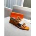 Hermes Figari 55mm Wedge Sandals In Brown Nappa Leather Hermes Figari 55mm Wedge Sandals In Brown Nappa Leather
