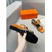 Hermes Figari 55mm Wedge Sandals In Brown Nappa Leather Hermes Figari 55mm Wedge Sandals In Brown Nappa Leather