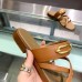 Hermes Claire Sandals In Brown Calfskin Hermes Claire Sandals In Brown Calfskin