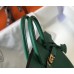 Hermes Birkin 25cm Bag In Vert Vertigo Clemence Leather GHW Hermes Birkin 25cm Bag In Vert Vertigo Clemence Leather GHW