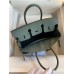 Hermes Birkin 25 Retourne Handmade Bag In Vert Amande Clemence Leather Hermes Birkin 25 Retourne Handmade Bag In Vert Amande Clemence Leather
