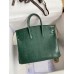 Hermes Birkin 25 Retourne Handmade Bag In Malachite Lizard Leather Hermes Birkin 25 Retourne Handmade Bag In Malachite Lizard Leather