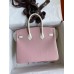 Hermes HSS Birkin 25 Bicolor Bag in Pink and Craie Chevre Mysore Leather Hermes HSS Birkin 25 Bicolor Bag in Pink and Craie Chevre Mysore Leather