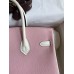 Hermes HSS Birkin 25 Bicolor Bag in Pink and Craie Chevre Mysore Leather Hermes HSS Birkin 25 Bicolor Bag in Pink and Craie Chevre Mysore Leather