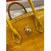 Hermes Birkin 25 Handmade Bag In Yellow Crocodile Niloticus Shiny Skin Hermes Birkin 25 Handmade Bag In Yellow Crocodile Niloticus Shiny Skin
