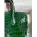 Hermes Birkin 25 Handmade Bag In Malachite Crocodile Niloticus Shiny Skin Hermes Birkin 25 Handmade Bag In Malachite Crocodile Niloticus Shiny Skin
