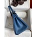 Hermes Birkin 25 Retourne Handmade Bag In Deep Blue Swift Calfskin Hermes Birkin 25 Retourne Handmade Bag In Deep Blue Swift Calfskin