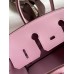 Hermes Birkin 25 Retourne Handmade Bag In Mauve Sylvestre Swift Calfskin Hermes Birkin 25 Retourne Handmade Bag In Mauve Sylvestre Swift Calfskin