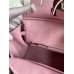 Hermes Birkin 25 Retourne Handmade Bag In Mauve Sylvestre Swift Calfskin Hermes Birkin 25 Retourne Handmade Bag In Mauve Sylvestre Swift Calfskin