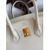 Hermes Birkin 25 Retourne Handmade Bag In Nata Swift Calfskin Hermes Birkin 25 Retourne Handmade Bag In Nata Swift Calfskin