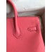 Hermes Birkin 25 Retourne Handmade Bag In Rose Lipstick Swift Calfskin Hermes Birkin 25 Retourne Handmade Bag In Rose Lipstick Swift Calfskin