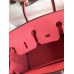 Hermes Birkin 25 Retourne Handmade Bag In Rose Lipstick Swift Calfskin Hermes Birkin 25 Retourne Handmade Bag In Rose Lipstick Swift Calfskin