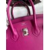Hermes Birkin 25 Retourne Handmade Bag In Rose Purple Swift Calfskin Hermes Birkin 25 Retourne Handmade Bag In Rose Purple Swift Calfskin