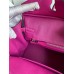 Hermes Birkin 25 Retourne Handmade Bag In Rose Purple Swift Calfskin Hermes Birkin 25 Retourne Handmade Bag In Rose Purple Swift Calfskin